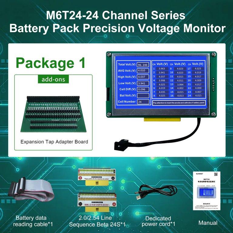 SUNKKO M6T24 1-24S VOLTAGE TESTER WITHOUT CASE